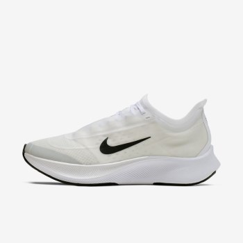 Nike Zoom Fly 3 - Női Futócipő - Fehér/Szürke/Fekete